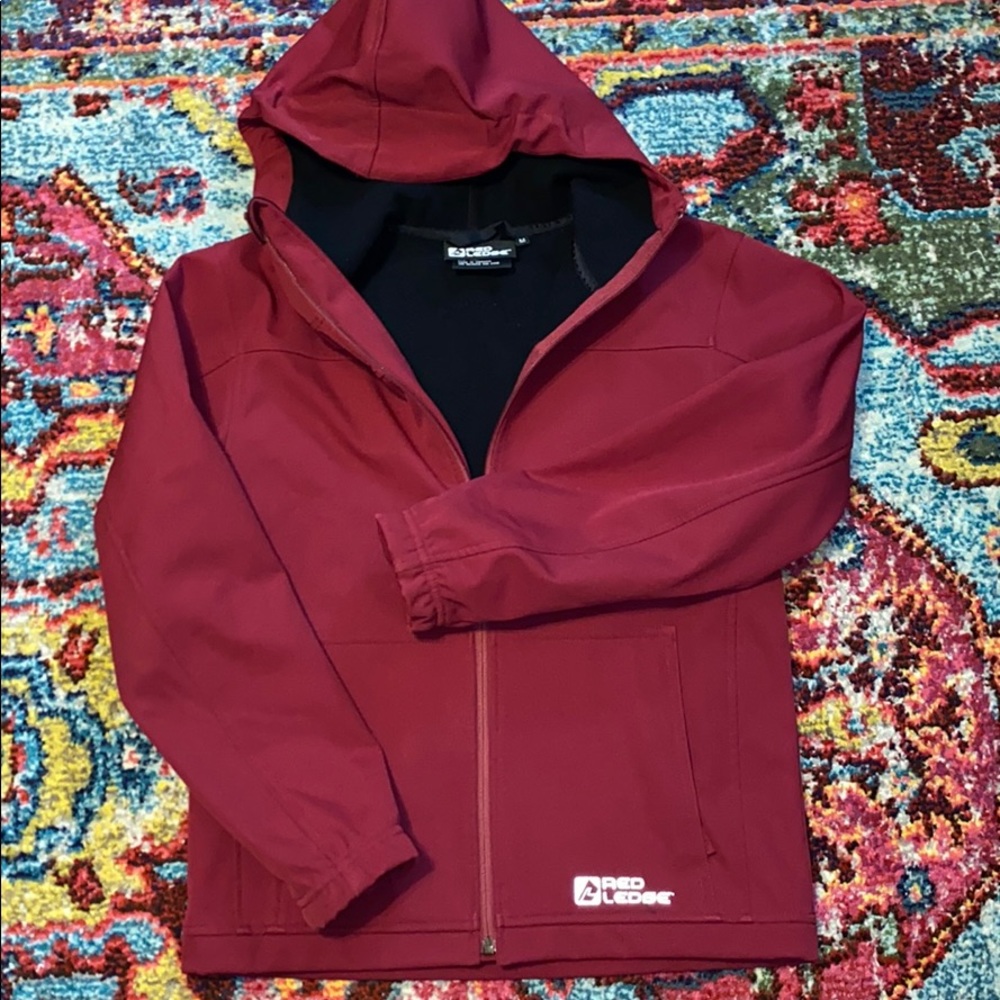 Cranberry red ledge coat